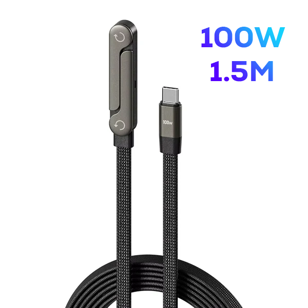 Fast Charging Cable with Adjustable Phone Stand