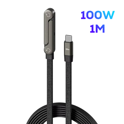 Fast Charging Cable with Adjustable Phone Stand