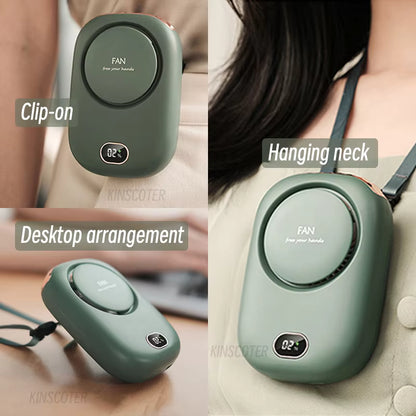 Portable Neck-Hanging Mini Fan