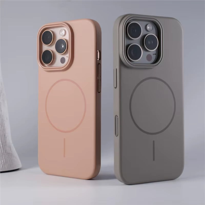 Luxury Original Hard PC Magsafe Case for Iphone 17 Air 16 15 14 plus 13 12 Mini 11 Pro Max Shockproof Matte Thin Magnetic Cover