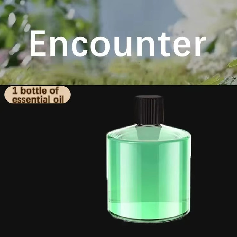 Smart Car Air Freshener Rechargeable Aroma Diffuser 5 Levels of Adjustable Intelligent Diffuser Pickup Light Starry Sky Summit